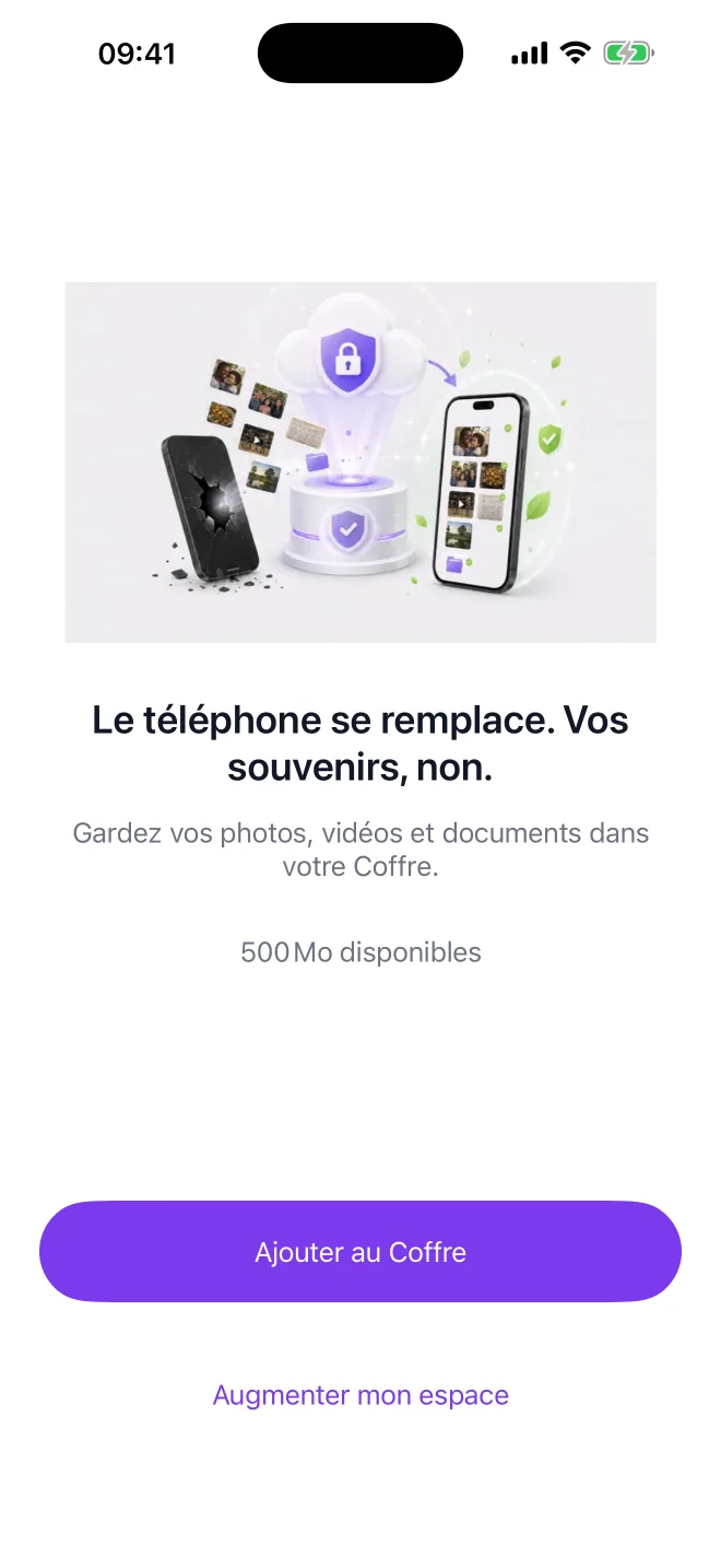 Le Coffre Liber avec 500 Mo disponibles